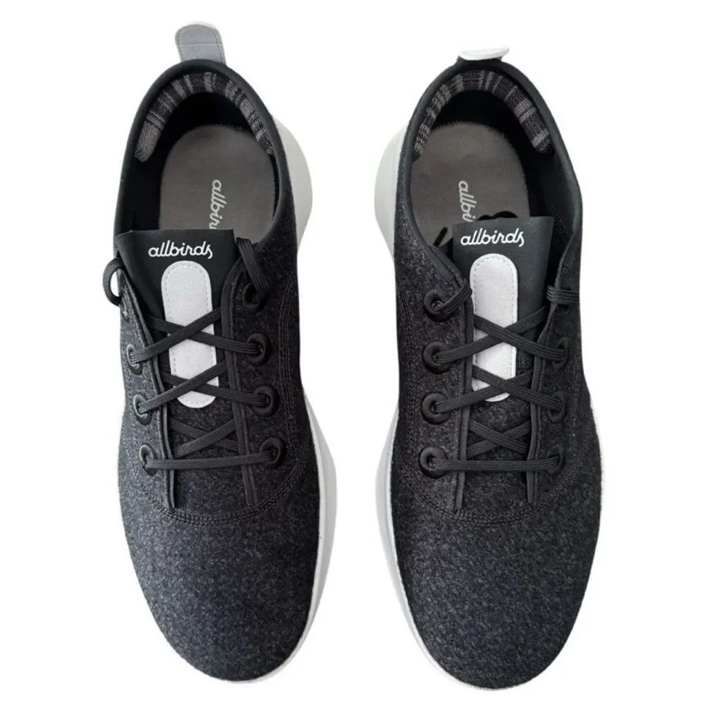 Allbirds SuperLight Wool Runners Men’s 10 Natural Black Gray